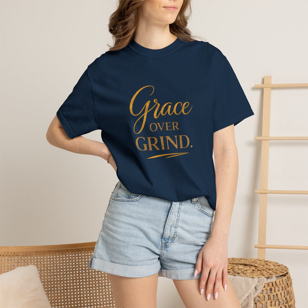 Unisex Grace Over Grind T-Shirt — Inspirational Faith Graphic Tee